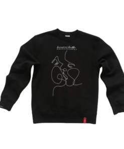 juodas džemperis laisvai kalbu prancūziškai, ne bobų reikalai, vyrams, moterims, apranga, lietuviska preke, ideja dovanai